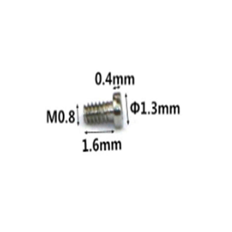 Miniatúrna miniatúrna skrutka m0,8 pre elektroniku