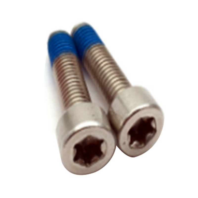 ISO14579 nový dizajn m6 torx s kolíkovou nylonovou pokovovanou lekárskou skrutkou ISO14579 nový dizajn m6 torx s kolíkovou nylonovou pokovovanou lekárskou skrutkou