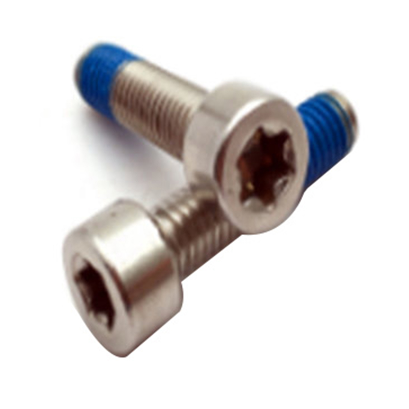 ISO14579 nový dizajn m6 torx s kolíkovou nylonovou pokovovanou lekárskou skrutkou ISO14579 nový dizajn m6 torx s kolíkovou nylonovou pokovovanou lekárskou skrutkou