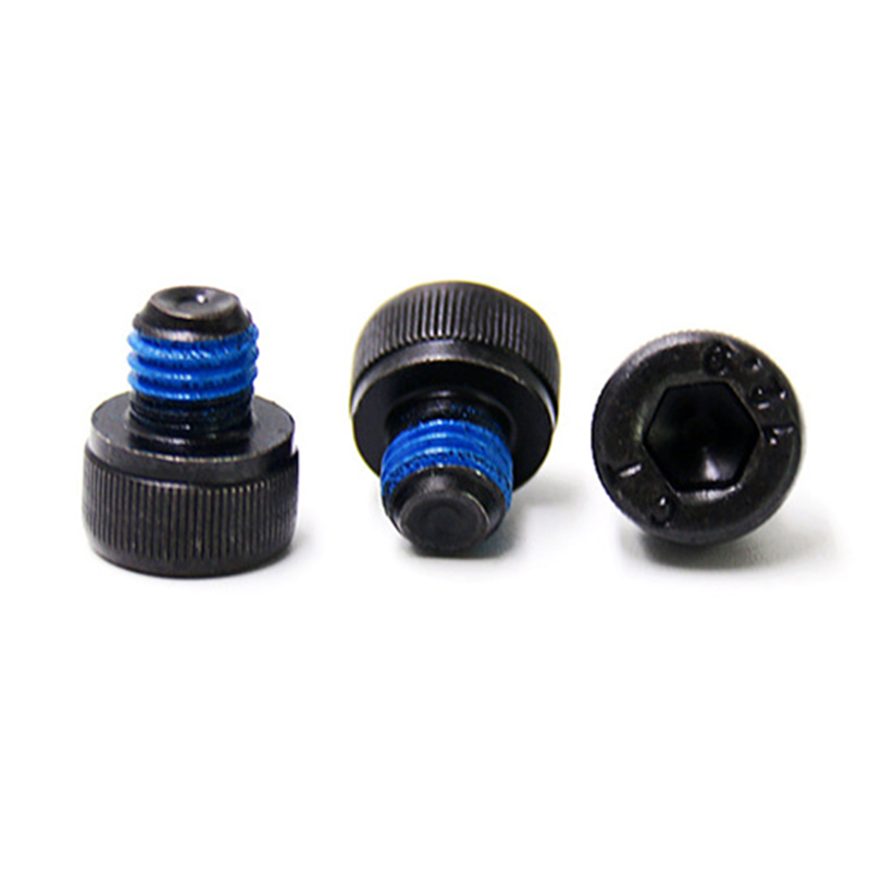 Customized m8 stainless steel knurled head nylon patch screw Customized m8 stainless steel knurled head nylon patch screw