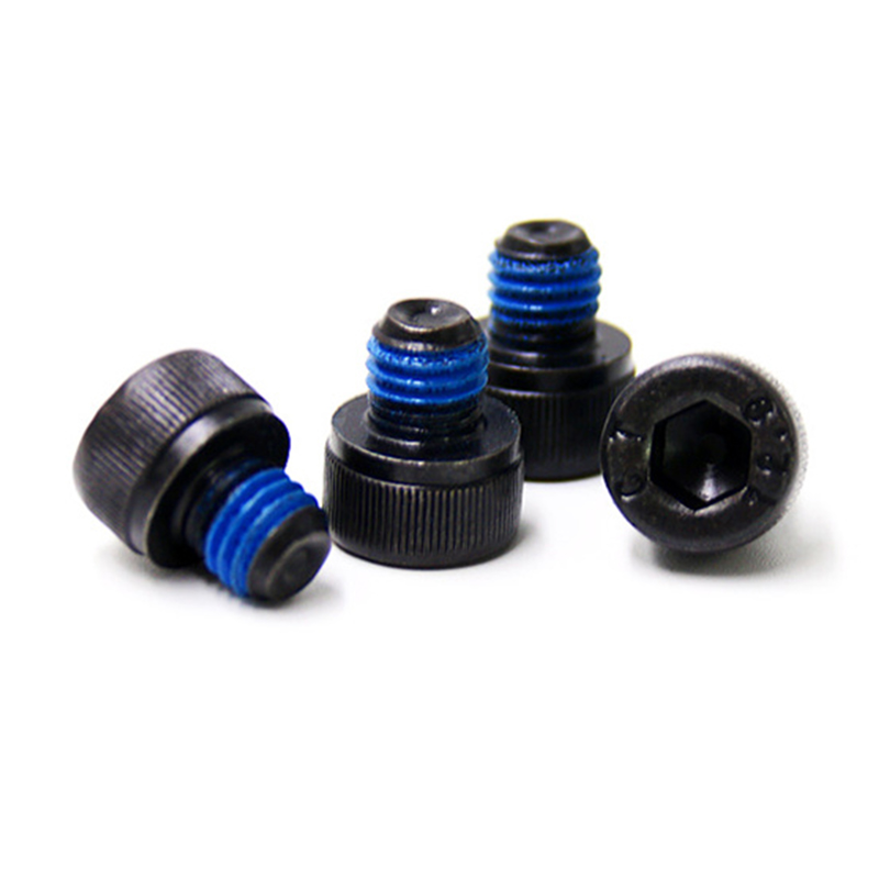 Customized m8 stainless steel knurled head nylon patch screw Customized m8 stainless steel knurled head nylon patch screw
