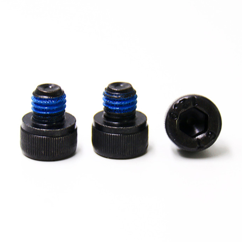 Customized m8 stainless steel knurled head nylon patch screw Customized m8 stainless steel knurled head nylon patch screw