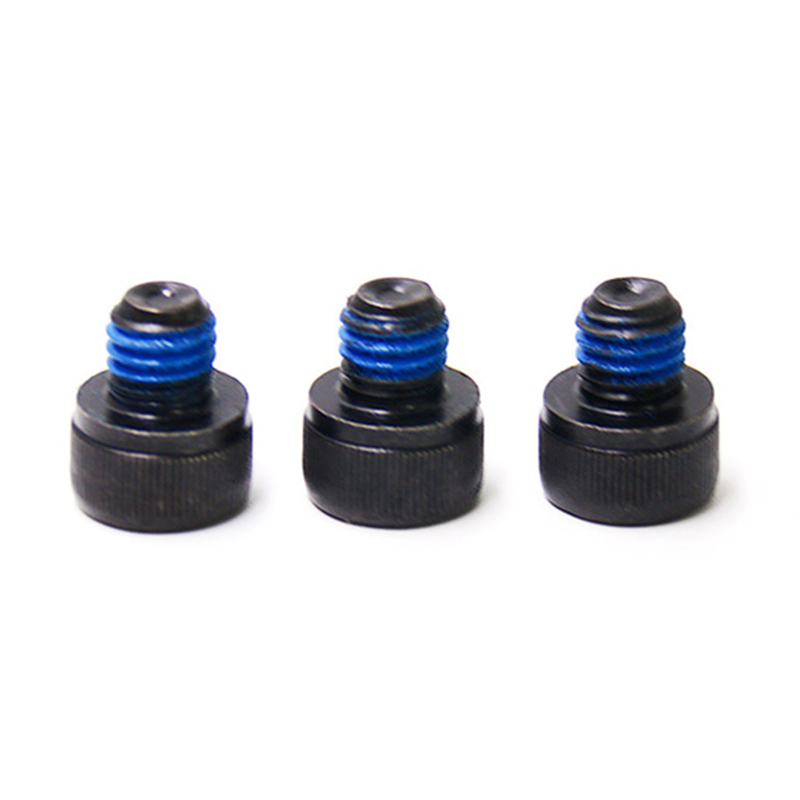 Customized m8 stainless steel knurled head nylon patch screw Customized m8 stainless steel knurled head nylon patch screw